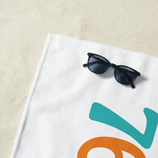 Retro Sunset 76 Strandtuch (Beispiel)