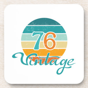 Retro Sunset 76 Vintag gestört Getränkeuntersetzer