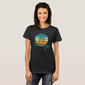 Retro Sunset 76 Vintag gestört T-Shirt (Vorne ganz)