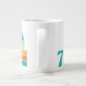 Retro Sunset 78 Jumbo-Tasse (Rückseite)