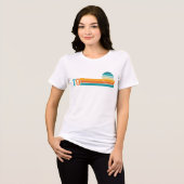 Retro Sunset 79 Tri-Blend Shirt (Vorderseite voll)