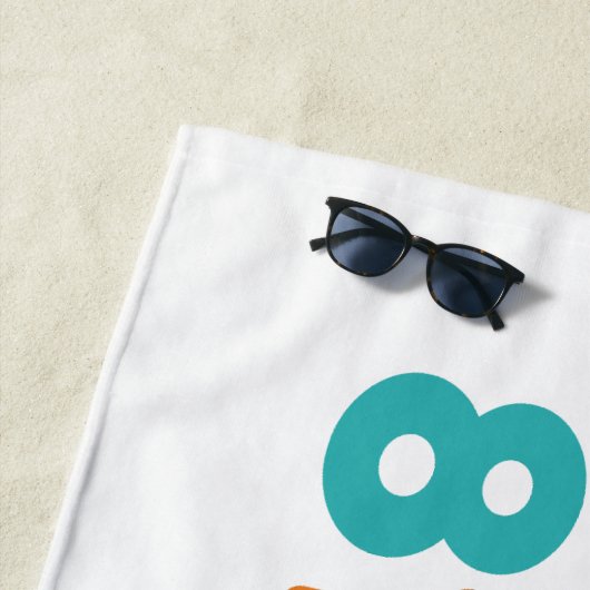Retro Sunset 81 Strandtuch (Beispiel)