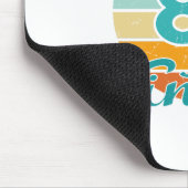Retro Sunset 81 Vintage Distressed Mousepad (Ecke)