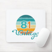 Retro Sunset 81 Vintage Distressed Mousepad (Mit Mouse)
