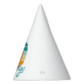 Retro Sunset 81 Vintage Distressed Partyhütchen (Rechts)