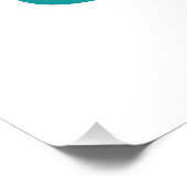 Retro Sunset 83 Vintage Distressed Poster (Ecke)