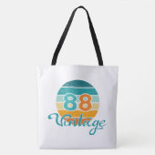 Retro Sunset 88 Vintage Distressed Tasche (Vorderseite)