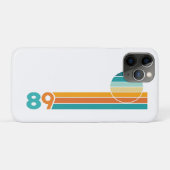 Retro Sunset 89 Beach Towel Case-Mate iPhone Hülle (Rückseite (Horizontal))