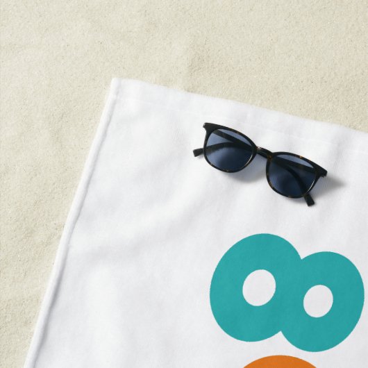 Retro Sunset 89 Beach Towel Strandtuch (Beispiel)