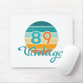 Retro Sunset 89 Vintage Distressed Mousepad (Mit Mouse)