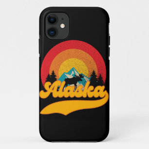 Retro Sunset Alaska Juneau Elche 0Berge Wild Case-Mate iPhone Hülle