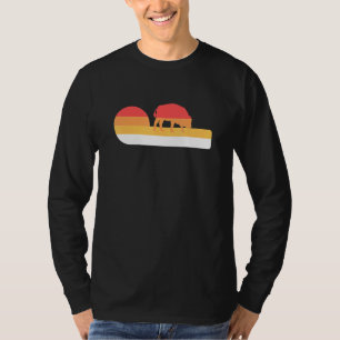 Retro Sunset American Bison T-Shirt