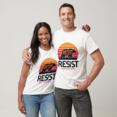 Retro Sunset Bear Resist rett Nature T-Shirt (Unisex)