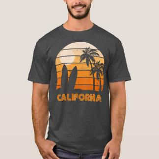 Retro Sunset California Surf T-Shirt