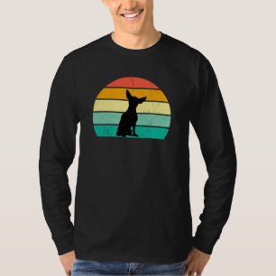 Retro Sunset Chihuahua T - Shirt