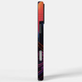 Retro Sunset City iPhone Case Vaporwave Ästhetik (Rückseite / Rechts)