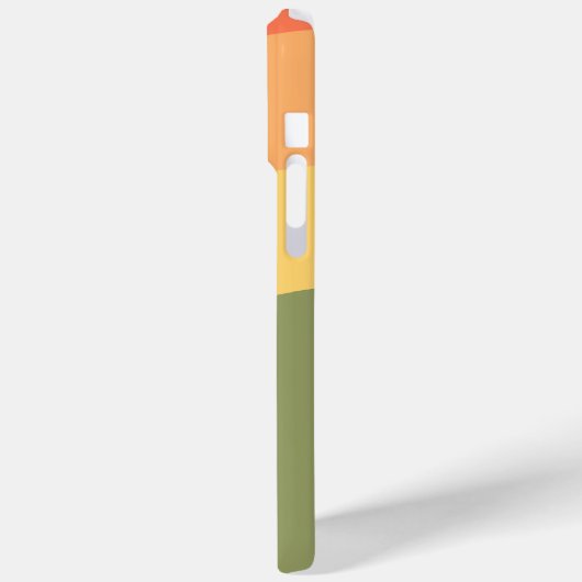 Retro Sunset Curves Case-Mate iPhone Hülle (Rückseite / Links)