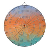 Retro sunset dartscheibe (vorne)