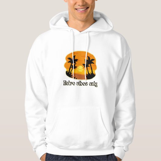 Retro Sunset Dreams Hoodie (Vorderseite)