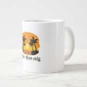Retro Sunset Dreams Jumbo-Tasse (Vorderseite Rechts)