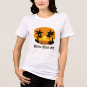 Retro Sunset Dreams Tri-Blend Shirt (Vorderseite)