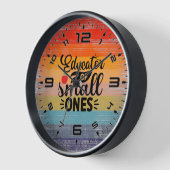 Retro Sunset Educator von Kleinen Uhr (Winkel)