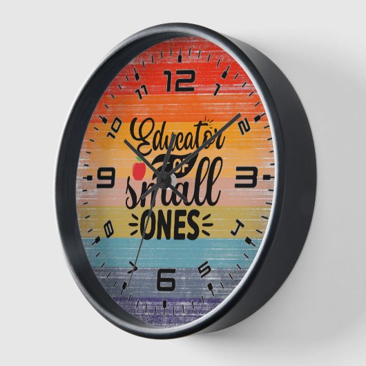 Retro Sunset Educator von Kleinen Uhr (Winkel)