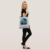 Retro Sunset - Entschuldigung, ich bin beschäftigt Tasche (Am Model)