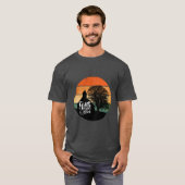 Retro Sunset Faith Hope Liebe T-Shirt (Vorne ganz)