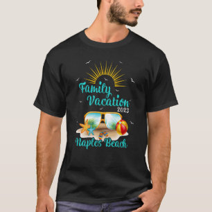 Retro Sunset Family Urlaub 2023 Florida Neapel B T-Shirt