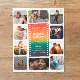 Retro Sunset Foto Fleecedecke