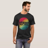 Retro-Sunset für Fischer T-Shirt (Vorne ganz)
