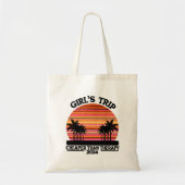 Retro Sunset Girls Trip Better than Therapy 2024 Tragetasche (Vorne)