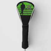 Retro Sunset Golf Vater Golf Headcover (Vorderseite)