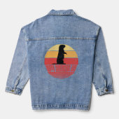Retro Sunset Groundhog Day Jeansjacke (Rückseite)