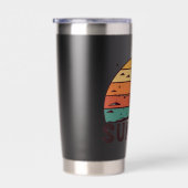 Retro Sunset Horizon Graphic Mug' Thermobecher (Rechts)