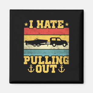 Retro Sunset Ich hasse es auszuziehen Magnet