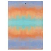 Retro Sunset  Klemmbrett (Rückseite)