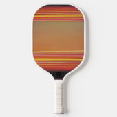 Retro Sunset Lines Aesthetic Pickleball Paddle (Vorderseite)