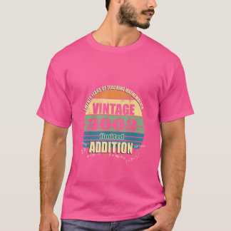 Retro Sunset Math Lehrer 20 Jahre Nachschub T-Shirt