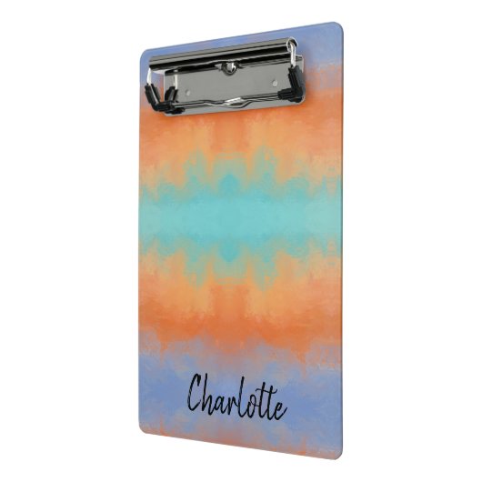 Retro Sunset  Mini Klemmbrett (Gewinkelt2)