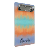 Retro Sunset  Mini Klemmbrett (Schrägansicht)