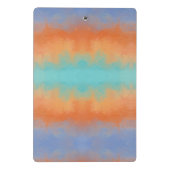 Retro Sunset  Mini Klemmbrett (Rückseite)