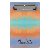 Retro Sunset  Mini Klemmbrett (Vorderseite)