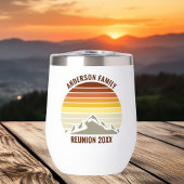 Retro Sunset Mountain Family Wiedersehen Keepake