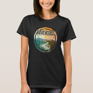 Retro Sunset Natural Lake Adventure Park T-Shirt