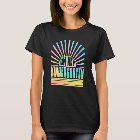 Retro Sunset Oh Hey Fifth Grade Back To School 5th T-Shirt (Vorderseite)