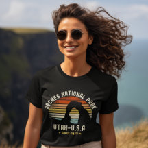 Retro Sunset over Arches National Park, Utah