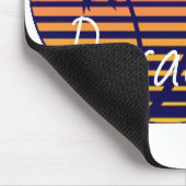 Retro sunset Paradise Mousepad (Ecke)