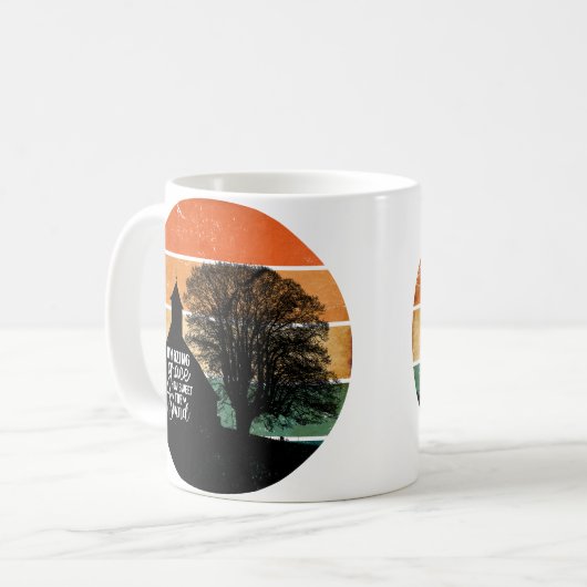 Retro Sunset Phantastisch Grace Kaffeetasse (Vorderseite Links)